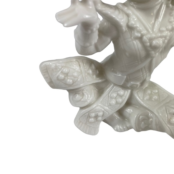 Buddhist Temple Dancer Vintage Japan Fine Porcelain Sculpture Zen Peace Dance 5” - Picture 3 of 13